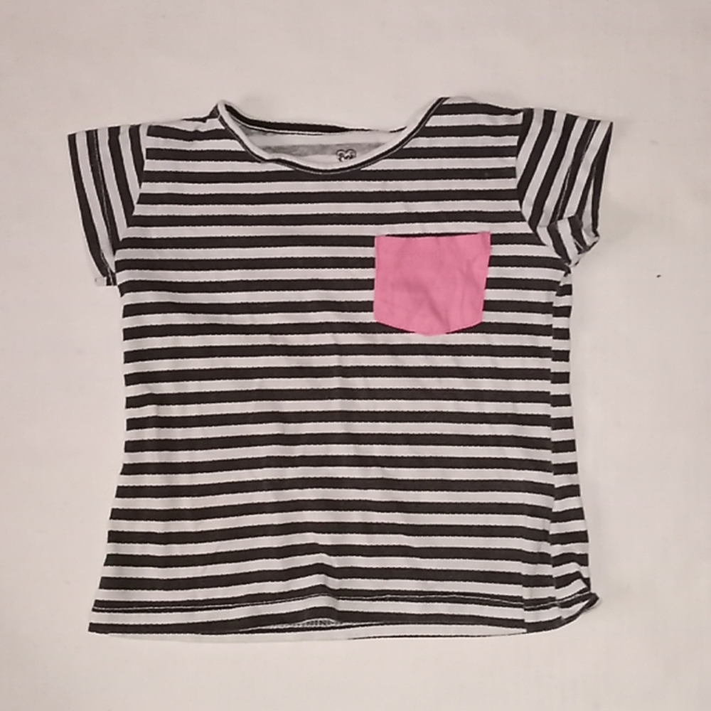 Pink Velvet Short Sleeve Shirt Size 5/6